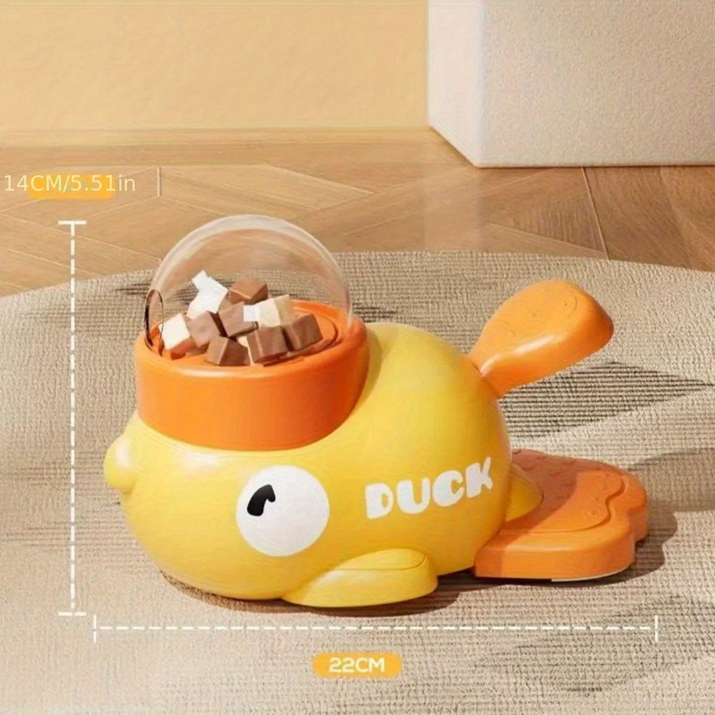 Dog food Feeder Cartoon Duck Design Pet Snack Puzzle Feeder Anti-Slip Puppy Automatic Dog Cat Food Dispenser Toy