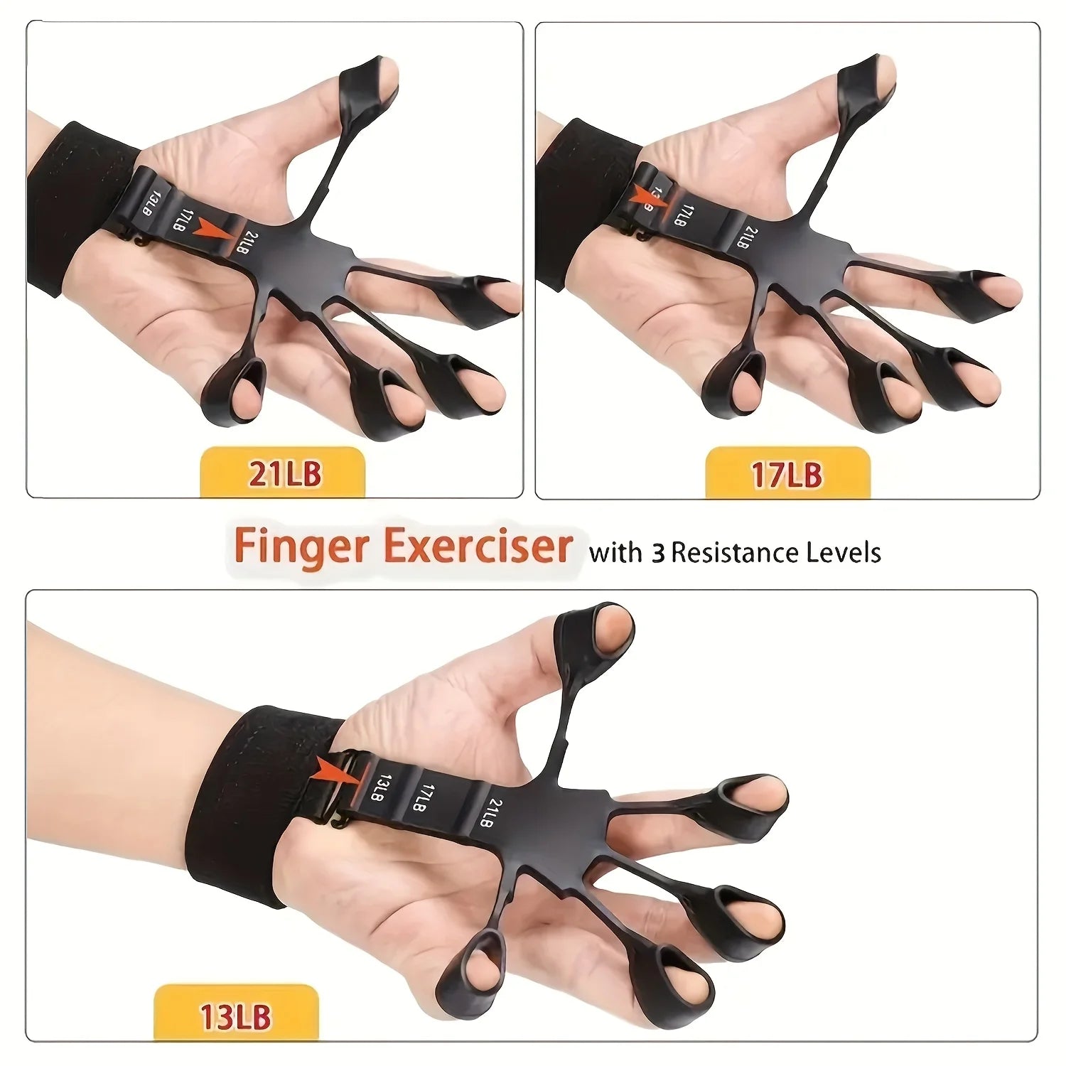 Finger Gripper Finger Exerciser Guitar Finger Exerciser  Recovery Physical Tools Hand Strengthener For Patient