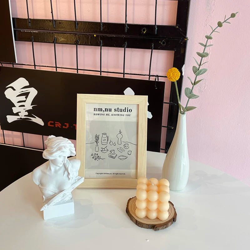 Modern Nordic Style Ceramic Vases Simple Pot Flower Arrangement for Home Office Desktop Living Room Decoration Jarrones Nordicos