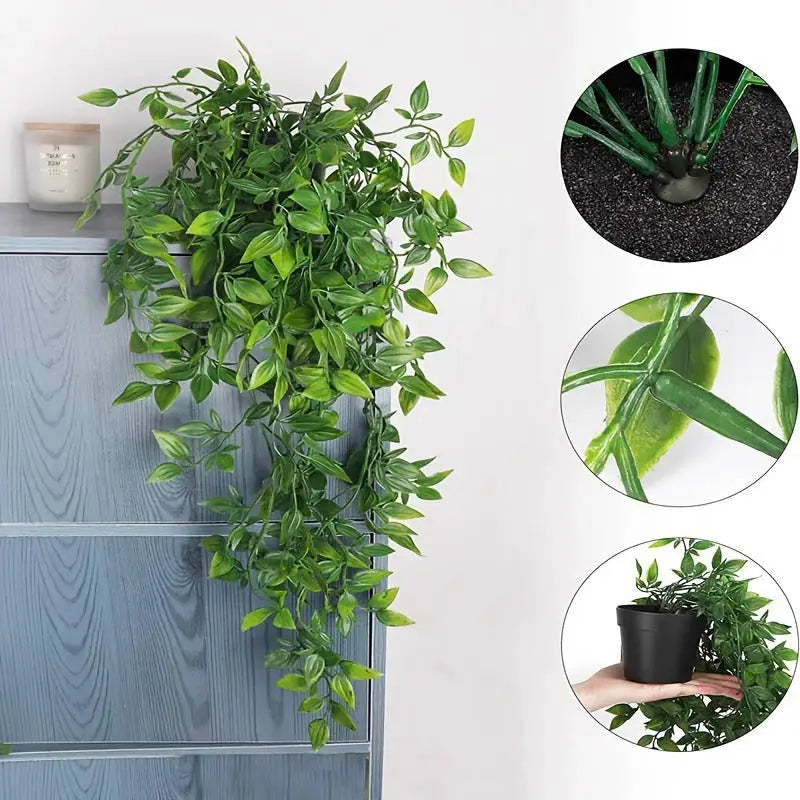 Artificial Hanging Plants Mandala Eucalyptus Leaves Vines False Potted Plants Indoor and Outdoor Decoration