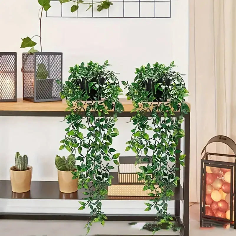 Artificial Hanging Plants Mandala Eucalyptus Leaves Vines False Potted Plants Indoor and Outdoor Decoration