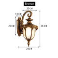 European Style Retro LED Wall Light  Waterproof Garden Outdoor Sconce Lamp Vintage Porch Lamp E27 Lighting