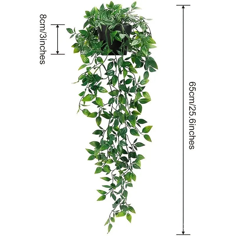 Artificial Hanging Plants Mandala Eucalyptus Leaves Vines False Potted Plants Indoor and Outdoor Decoration