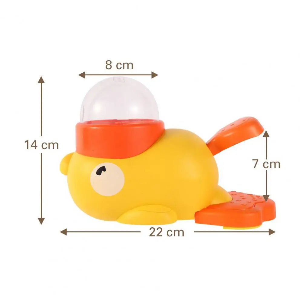 Dog food Feeder Cartoon Duck Design Pet Snack Puzzle Feeder Anti-Slip Puppy Automatic Dog Cat Food Dispenser Toy