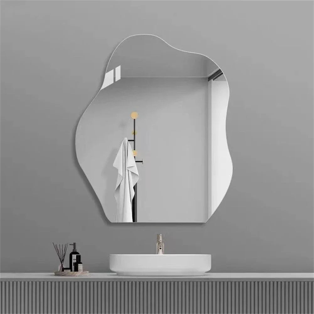 Irregular Mirror Wall Decorative Mirrors For Dressing Table Bedroom Living Room Glass Mirror Living Room Decor