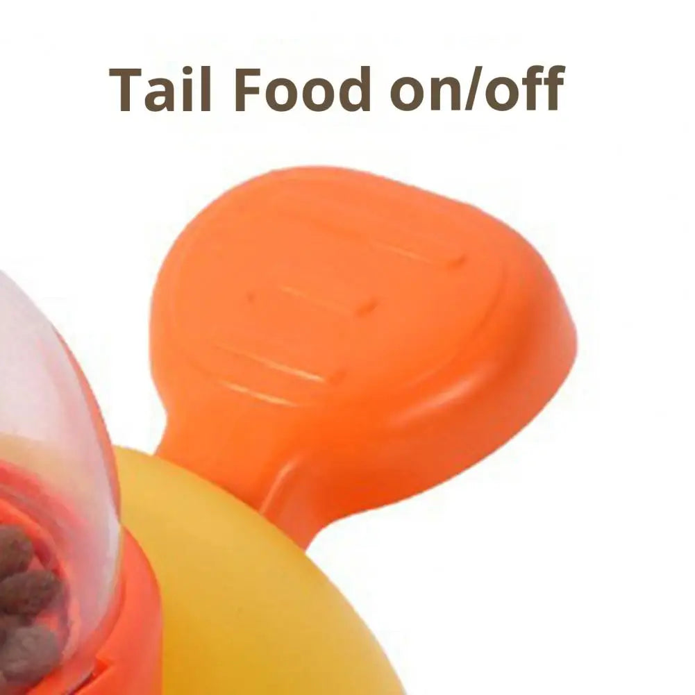 Dog food Feeder Cartoon Duck Design Pet Snack Puzzle Feeder Anti-Slip Puppy Automatic Dog Cat Food Dispenser Toy
