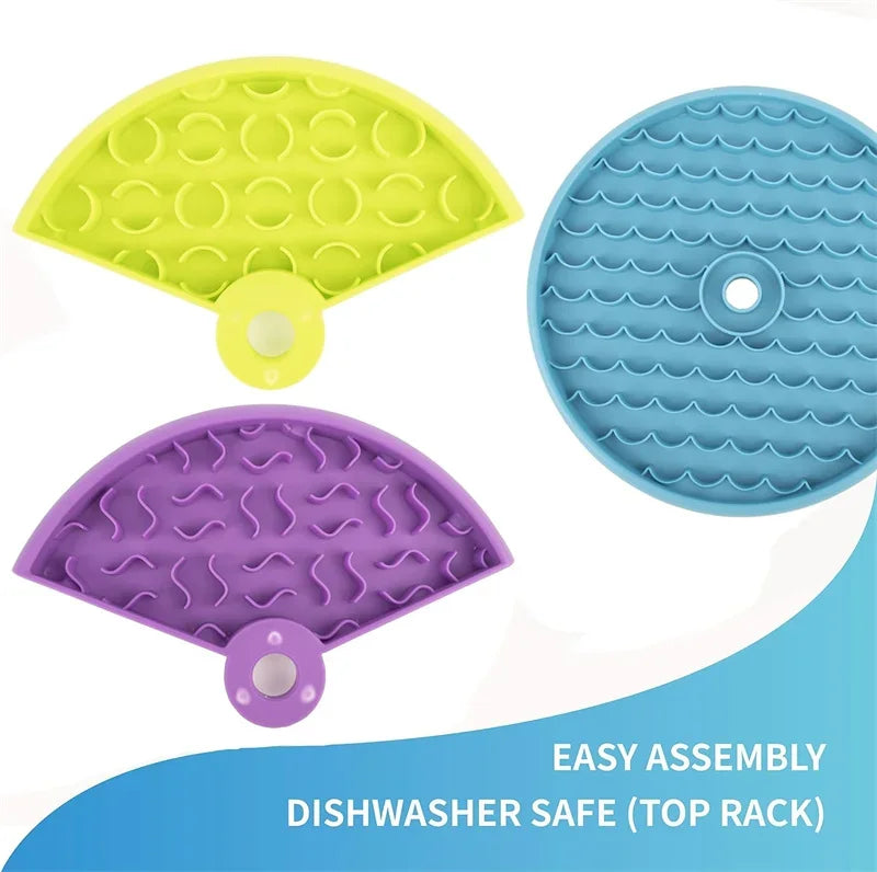 Dog Puzzle Slow Feeder Interactive Dog Puzzle Game 3 Layers Detachable Slow Eating Dog Bowl Anti-anxiety Dog Feeder Bowl